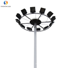 Posto de lâmpada de rua leve de alto mastro para campo de futebol quadrado